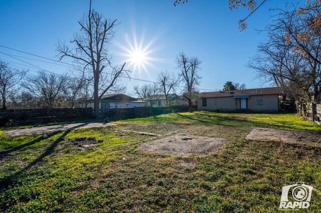 view of yard