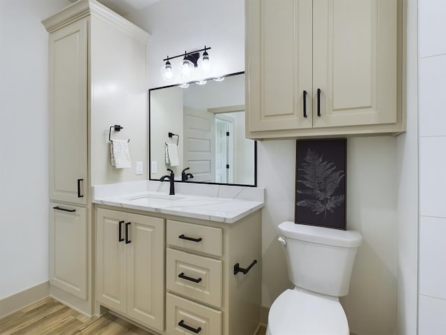 3608 Clearview Dr, San Angelo, TX 76904 - bathroom with vanity and wood finished floors