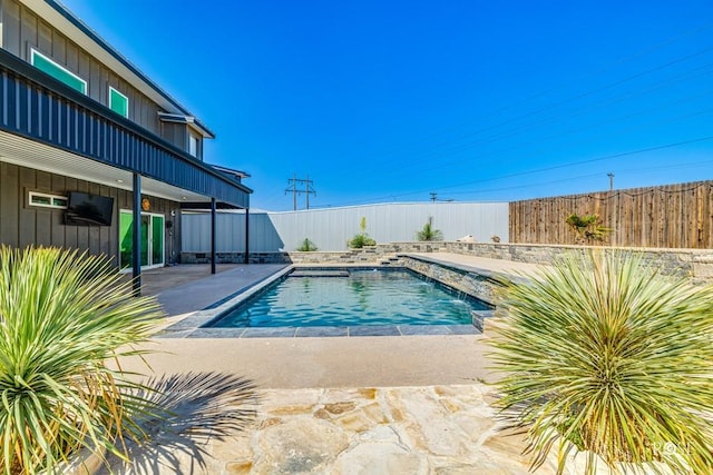 4992 Silver Creek Pass, San Angelo, TX 76904 - view of pool featuring a fenced backyard and a patio area