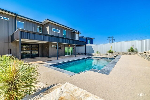 4992 Silver Creek Pass, San Angelo, TX 76904 - view of pool featuring a patio area and a fenced backyard
