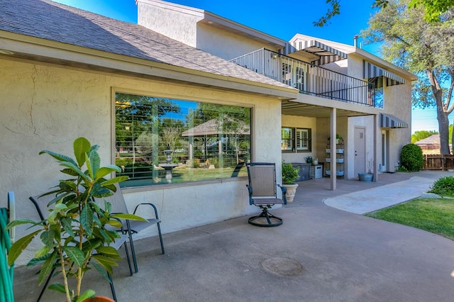 5202 Beverly Dr, San Angelo, TX 76904 - view of patio / terrace with a balcony