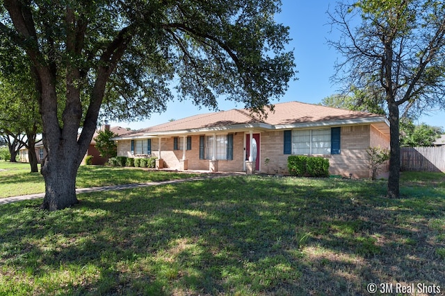 3317 Rockbrook Dr, San Angelo, TX 76904 - ranch-style house featuring brick siding