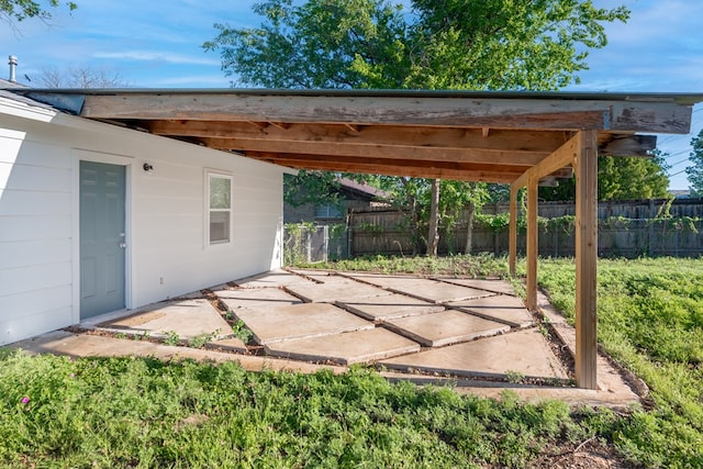 2007 Stanton St, Brady, TX 76825 - view of patio featuring fence