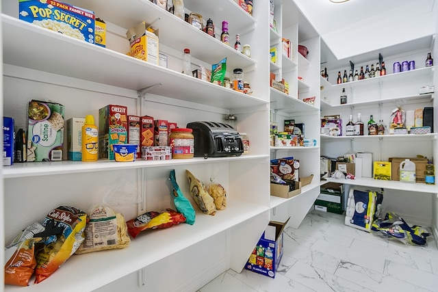 view of pantry