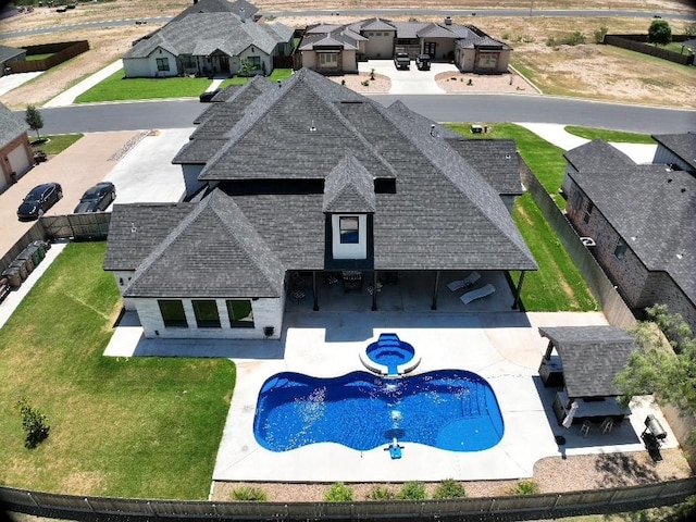 view of pool