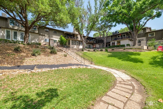 exterior space featuring a yard