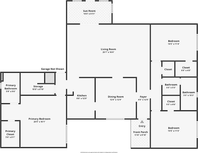 3302 Southland Blvd, San Angelo, TX 76904 - view of room layout