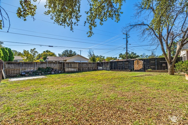 3119 Woodland Cir, San Angelo, TX 76904 - view of yard featuring a fenced backyard