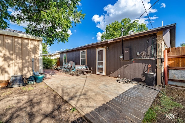 1103 E 43rd St, San Angelo, TX 76903 - rear view of house featuring a patio area