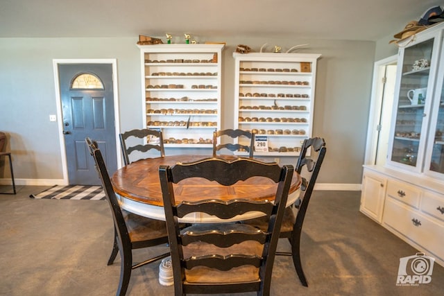 view of dining room