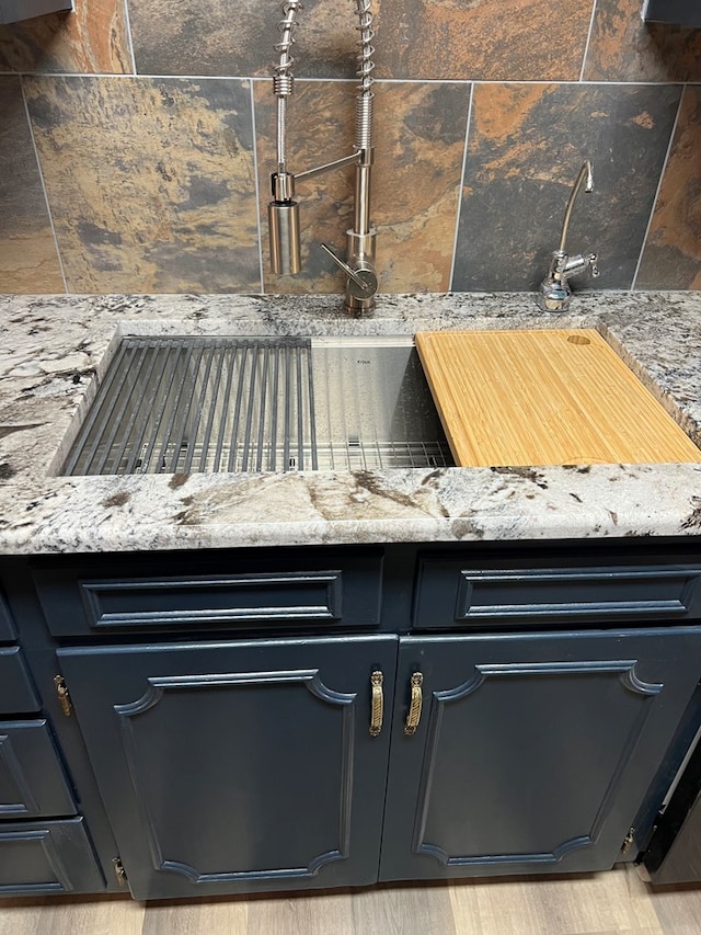 3222 Southland Blvd, San Angelo, TX 76904 - kitchen view of tasteful backsplash and light stone counters