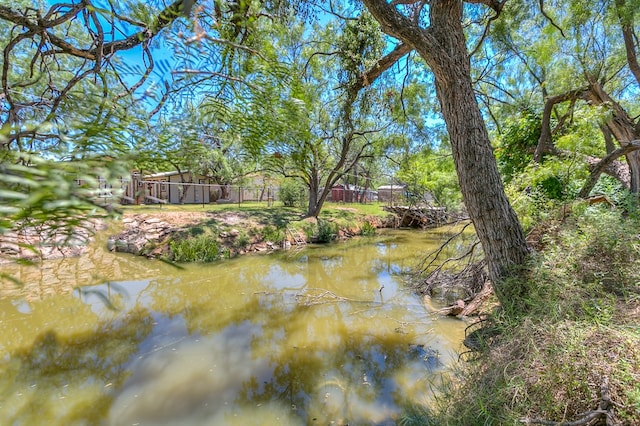 view of water feature