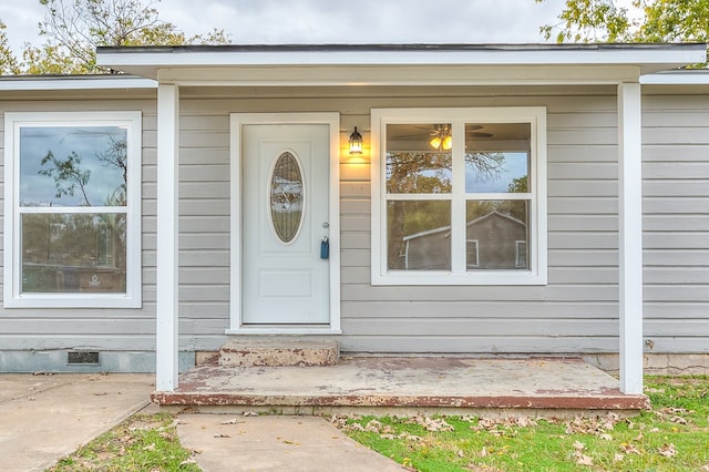 view of entrance to property