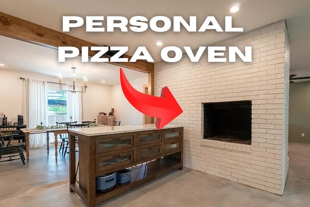 2301 Sul Ross St, San Angelo, TX 76904 - interior space featuring a notable chandelier