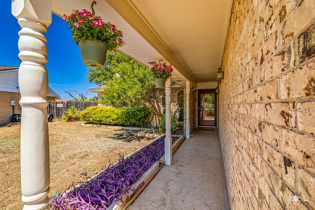 1216 Ricks Ct, San Angelo, TX 76905 - view of patio featuring fence