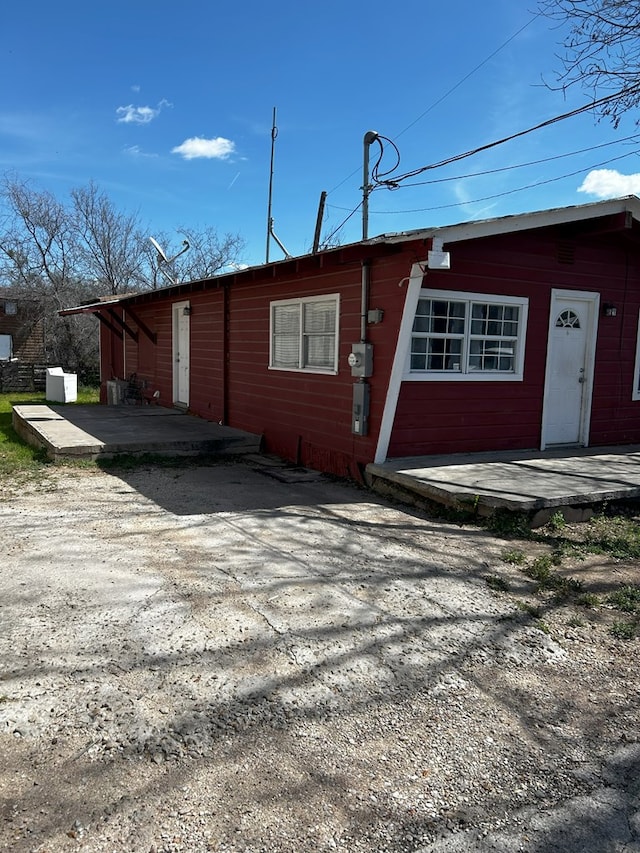 exterior space featuring a patio