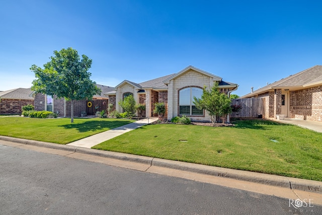 4137 Sedona Trl, San Angelo, TX 76904 - view of front of home featuring stone siding and brick siding