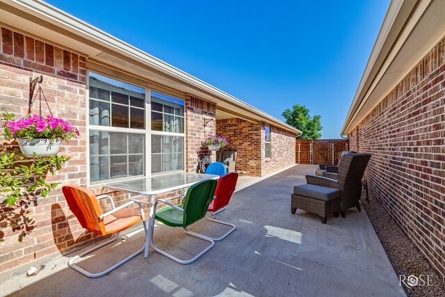 4137 Sedona Trl, San Angelo, TX 76904 - view of patio with outdoor dining space