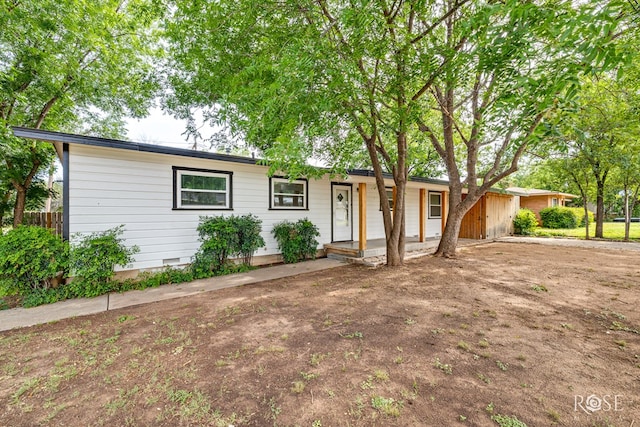 2501 Tcu Ave, San Angelo, TX 76904 - ranch-style house with a porch