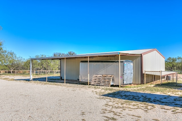 view of outbuilding