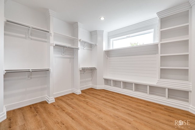 2734 Oak Hills Trl, San Angelo, TX 76904 - walk in closet with light wood finished floors