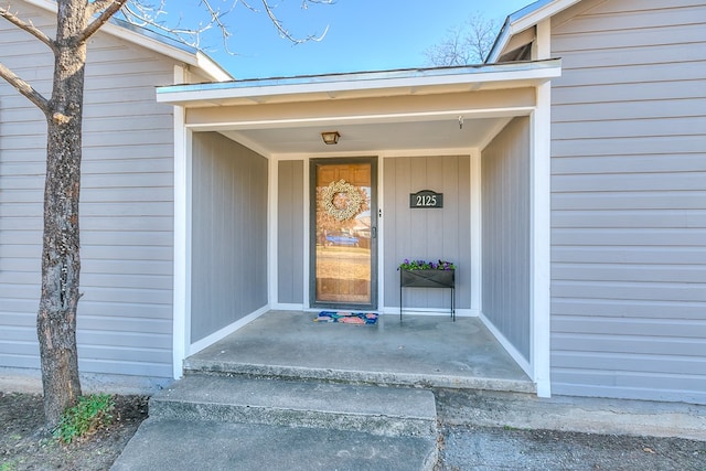 view of entrance to property