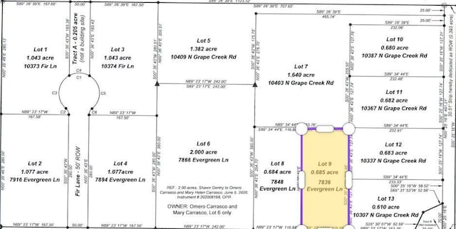 7836 N Evergreen Ln Unit 9, San Angelo TX, 76901 land for sale