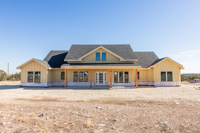 view of rear view of property