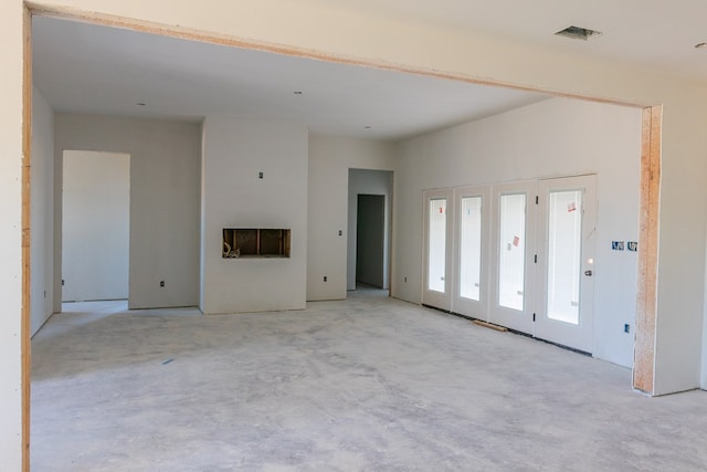 view of unfurnished living room