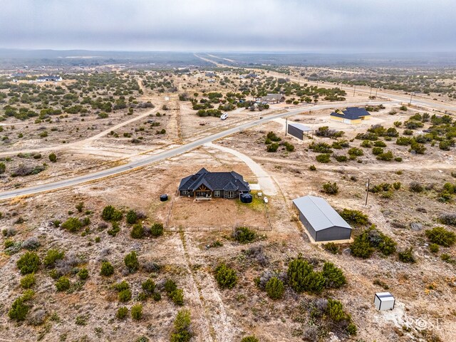 bird's eye view featuring a rural view