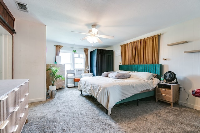 421 N Archer St, San Angelo, TX 76903 - carpeted bedroom featuring ceiling fan