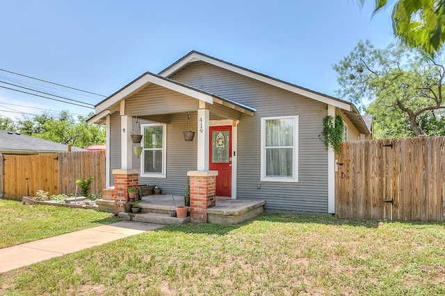 419 N Emerson St, San Angelo, TX 76903 - view of front of property with a gate