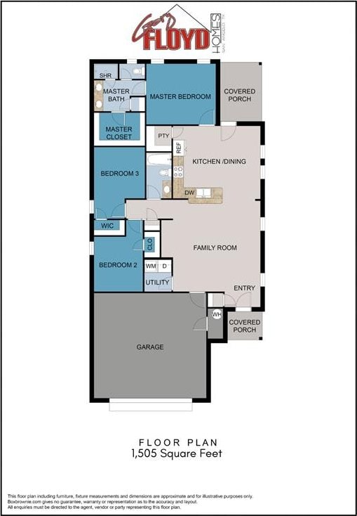 3142 Forest Hill Dr, San Angelo, TX 76904 - home floor plan