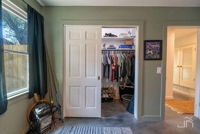 view of closet