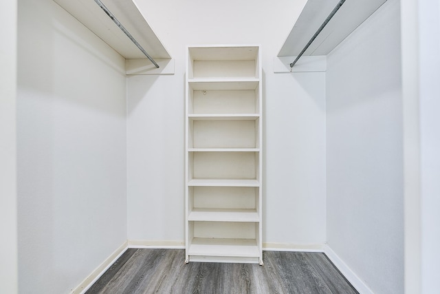 2472-D University Ave, San Angelo, TX 76904 - walk in closet with dark wood-style floors