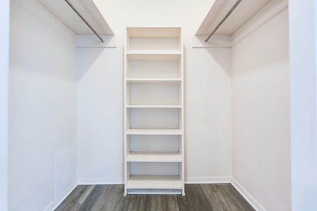2472-D University Ave, San Angelo, TX 76904 - walk in closet featuring dark wood finished floors