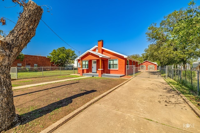 view of bungalow-style house