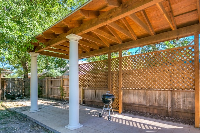 view of patio