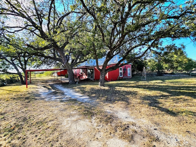 exterior space featuring an outdoor structure