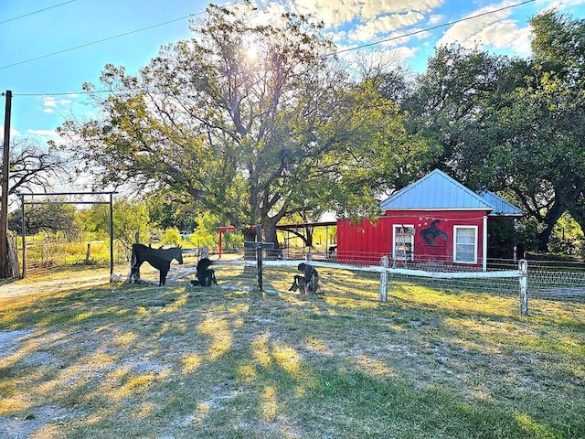 view of yard