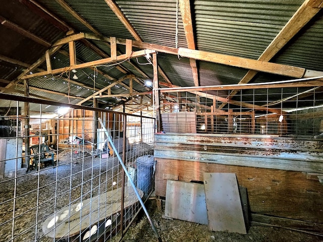 view of horse barn