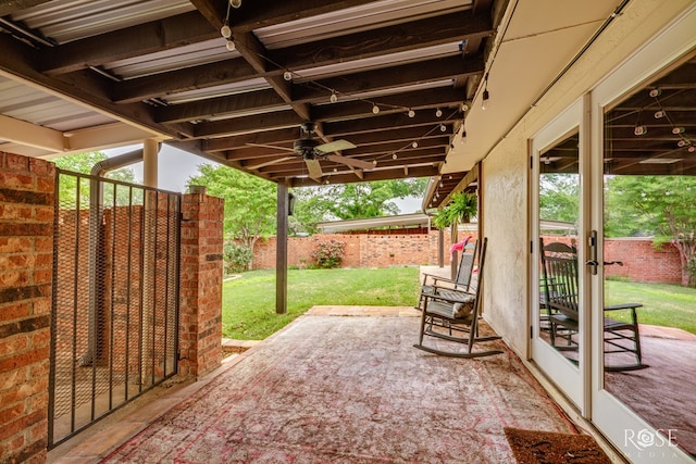 3210 Briargrove Ln, San Angelo, TX 76904 - view of patio / terrace featuring a fenced backyard