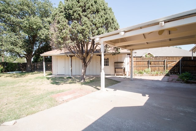 exterior space with a patio area