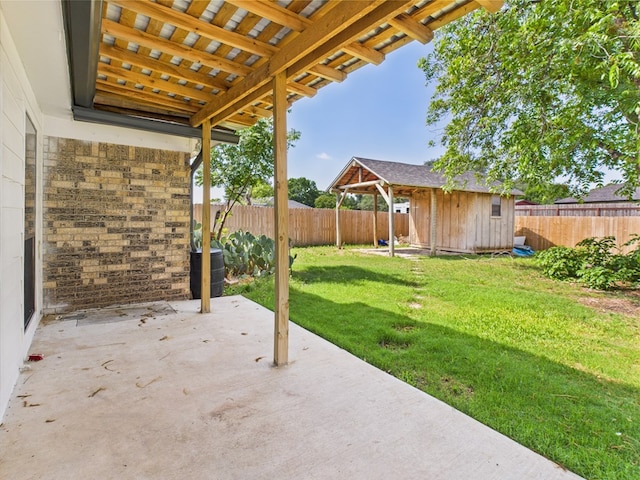 1203 Gordon Blvd, San Angelo, TX 76905 - view of patio featuring central air condition unit
