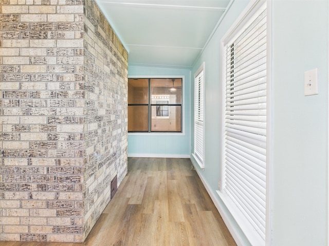 1203 Gordon Blvd, San Angelo, TX 76905 - hall featuring wood finished floors