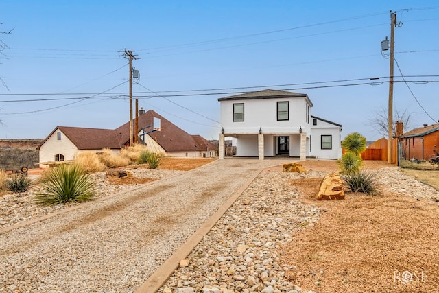 view of front of home