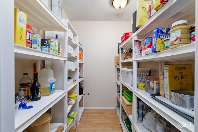 view of pantry