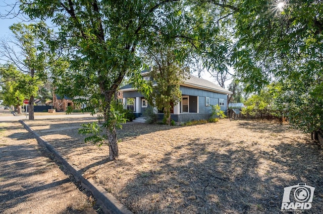 view of front of property