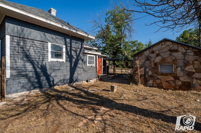 view of side of home