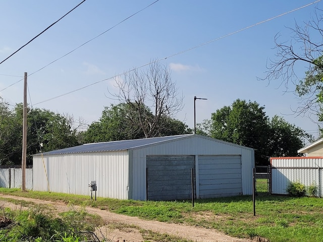 view of outdoor structure